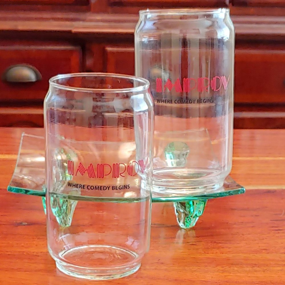 Improv Comedy Club Drinking Glass Set